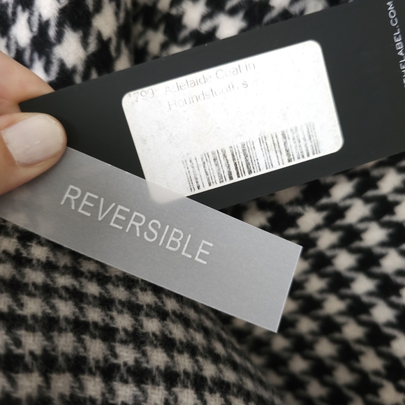 *SOLD* NWT* LINE the Label - Adelaide coat in Houndstooth - Size S - Picture 4 of 5
